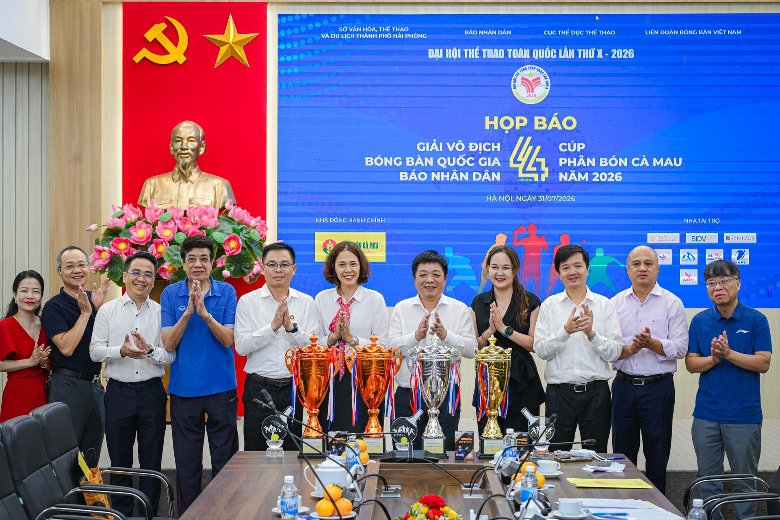Khởi tranh Giải vô địch bóng bàn quốc gia Báo Nhân Dân lần thứ 44 năm 2026