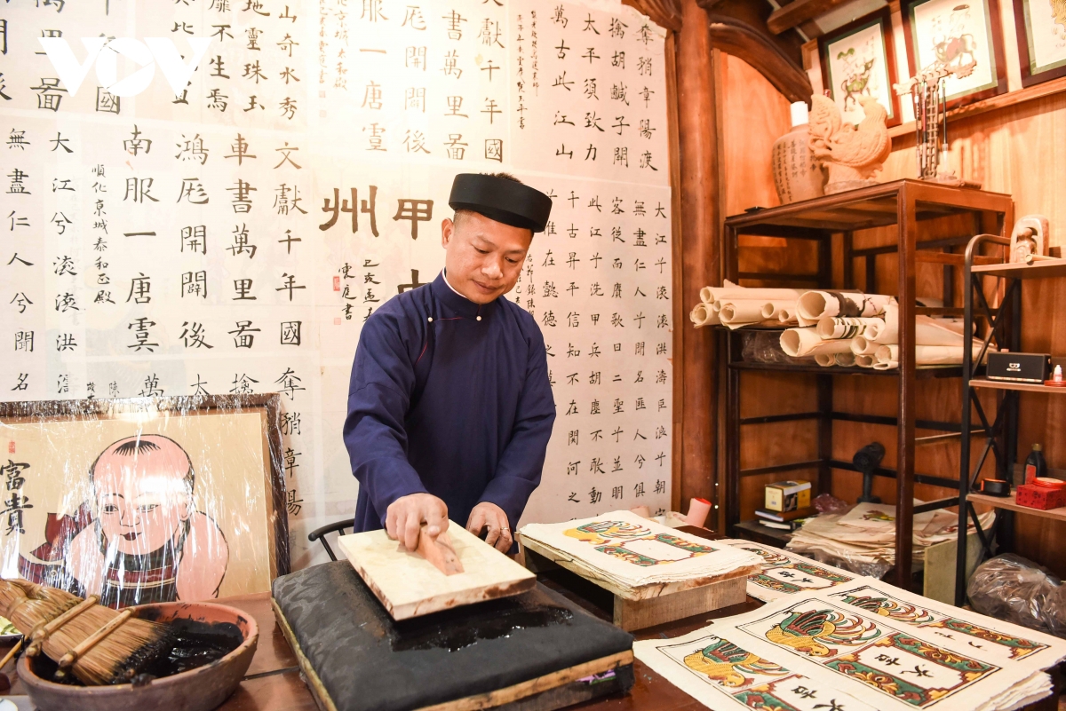 Bắc Ninh sẽ tổ chức đón nhận bằng của UNESCO vinh danh nghề làm tranh dân gian Đông Hồ - Ảnh 1.