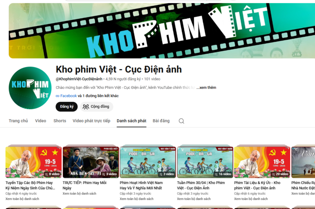 Di sản điện ảnh - từ kho lưu trữ đến không gian số